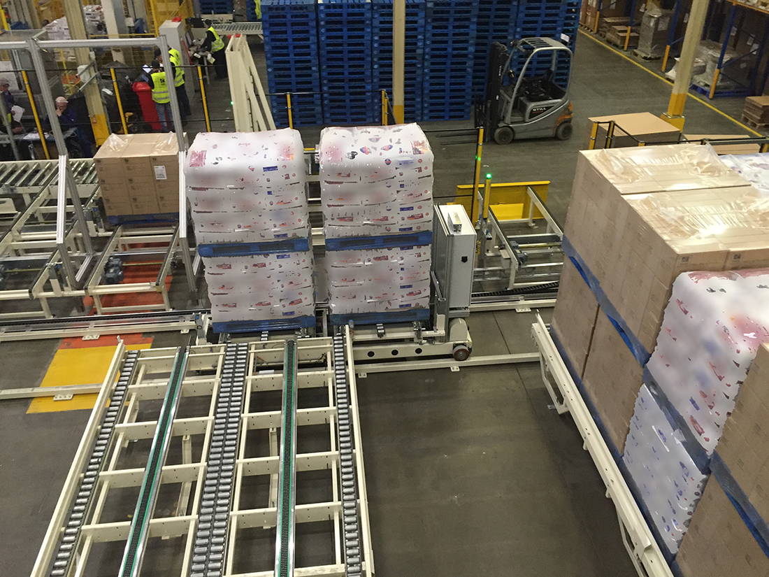 connection with pallet conveyors